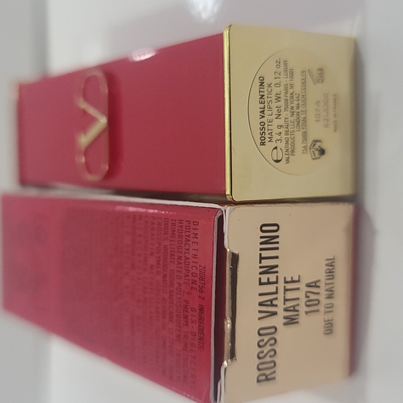 SALE - BNIB❤️NEW VALENTINO #107A ODE TO NATURAL Rosso Refillable Lipstick ✨NIB - Picture 10 of 15